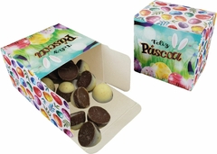 10 Embalagem Brownie Chocolates Doces Finos Pascoa Ovos Coloridos - Loja Steince
