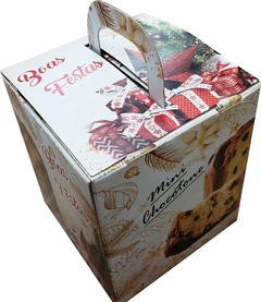 50 Pçs Caixa Embalagem Mini Chocotone Natal - Loja Steince
