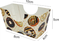 500 Pcs Caixa Embalagem Donuts Gourmet e Donuts Americano Linha Especial - Loja Steince