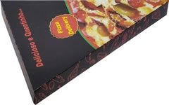 100 pçs Embalagem Pizza Pedaço Delivery - Linha Black - loja online