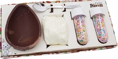 10 Cxs Embalagem Kit Confeiteiro Ovo de Colher 150g Com Cinta - Linha Pascoa Surpresa - Loja Steince