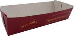 100 pçs Embalagem N05 Hot Dog / Cachorro Quente / Lanches 23cm - Linha Vermelha na internet