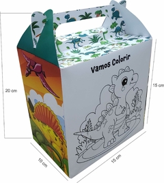 50 Embalagem Maletinha Infantil - Linha Dinos - loja online