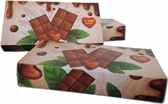 100 Embalagem Barra Chocolate Trufado Gourmet - Linha Amo Chocolate - loja online