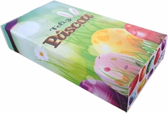10 Embalagem Barra Chocolate Trufado Gourmet - Linha Pascoa Ovos Coloridos - loja online
