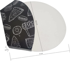 Imagem do 1000 pçs Embalagem Brotinho - Mini Pizza G - Linha Black