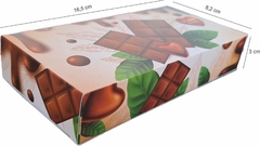 Imagem do 100 Embalagem Barra Chocolate Trufado Gourmet - Linha Amo Chocolate