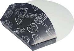 Imagem do 100 pçs Embalagem Brotinho - Mini Pizza G - Linha Black