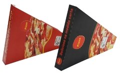 500 pçs Embalagem Para Pizza Pedaço / Pizza Pedaço Linha Black - comprar online