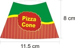 100 pçs Embalagem Suporte Mesa Pizza Cone - comprar online