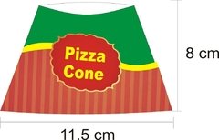 500 pçs Embalagem Suporte Mesa Pizza Cone - comprar online