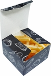 100 pçs Embalagem Mini Delivery PP Batata e Porções (aprox 100g) - LINHA BLACK