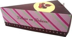 100 pçs Embalagem Pedaço para Bolos/tortas (delivery)