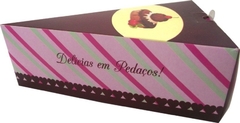 500 pçs Embalagem Pedaço para Bolos/tortas (delivery)