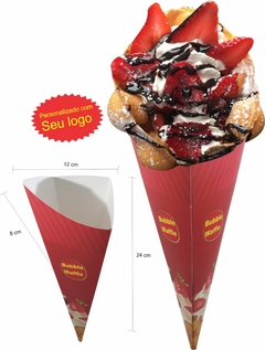 5000 pçs Embalagem Bubble Waffle (aprox 250g) Personalizado - comprar online