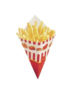 3000 pçs Embalagem Cone P Batata Fritas Frango Porcoes - Personalizado - comprar online