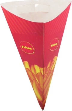 500 pçs Embalagem Batata Cone GG (aprox 420g) - comprar online