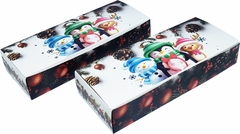 10 Embalagem Caixa Capa Porta Bis Chocolate Natal Decor - comprar online