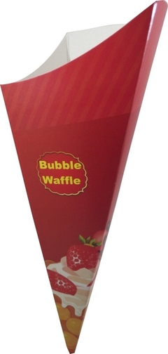 1000 pçs Embalagem Cone Bubble Waffle na internet