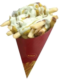 1000 pçs Embalagem Batata Cone G (Aprox 350g) na internet