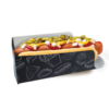 500 pçs Embalagem Hot Dog / Cachorro Quente (linha Black)