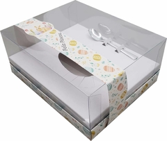 10 Kits Caixa Ovo de Colher 250g/350g/500g +Cintas - Linha Encantada Pascoa