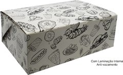 100 pçs Embalagem Delivery M Frango Porções com molho com Pelicula Interna na internet