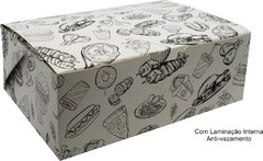 1000 pçs Embalagem Delivery M Frango Porções com molho com Pelicula Interna - comprar online