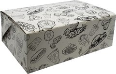 500 pçs Embalagem Delivery M Frango Porções com molho com Pelicula Interna na internet