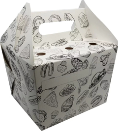 3000 pçs Embalagem Maletinha G Delivery Porções Personalizado na internet