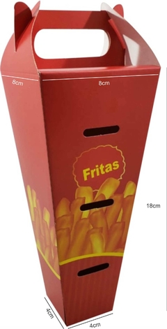 3000 pçs Embalagem Batata Delivery P (aprox 230g) - Personalizado - Loja Steince