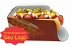 1000 pçs Embalagem MINI Hot Dog / Cachorro Quente / Lanches - Personalizado