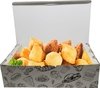 500 pçs Embalagem Delivery G Batata Fritas e Porções 24x13x7cm