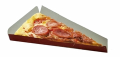 100 Pçs Embalagem Pega Pizza Pedaço Triangulo Buffet Vermelho - comprar online