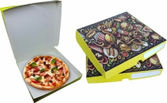 100 PÇS EMBALAGEM DELIVERY MINI PIZZA BROTINHO - LINHA MARCANTE