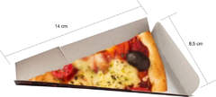 1000 Pçs Embalagem Pega Pizza Pedaço Triangulo Buffet Preto na internet