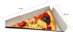 100 Pçs Embalagem Pega Pizza Pedaço Triangulo Buffet Preto na internet