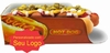 1000 pçs Embalagem Hot Dog / Cachorro Quente - Personalizado