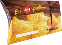 100 pçs Embalagem Delivery para Pastel M (Tradicional de Feira) Linha Amo Pastel - Loja Steince