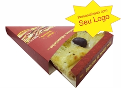 1000 pçs Embalagem Pizza Pedaço Delivery - Linha PERSONALIZADO