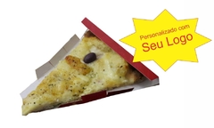 100 pçs Embalagem Para Pizza Pedaço - Personalizado