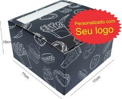 3000 pçs Embalagem Hamburguer Delivery G - Linha Personalizado