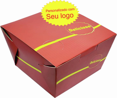 3000 pçs Embalagem Batata Recheada / Porções Delivery - Linha Personalizado