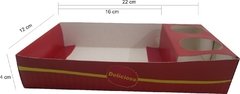 100 pçs Embalagem Porção com 02 molhos - Linha Vermelha - Loja Steince
