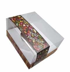 50 Kits Embalagem Ovo de Colher 150g - Linha Premium Pascoa + Cinta