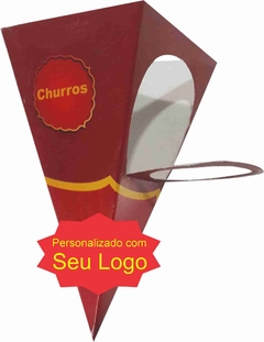 3000 Pçs Embalagem Cone Churros Espanhol Churritos Cone - Personalizado