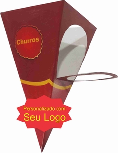 1000 Pçs Embalagem Cone Churros Espanhol Churritos Cone - Personalizado