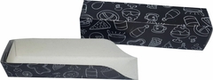 500 conj Embalagem Churros Gourmet Delivery CH 01 - Linha Black na internet