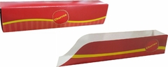 1000 Conj Embalagem Churros Gourmet Delivery CH 01 - Linha Vermelha