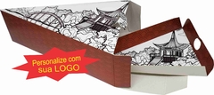 1000 pçs Embalagem para Temaki (delivery) Personalizado